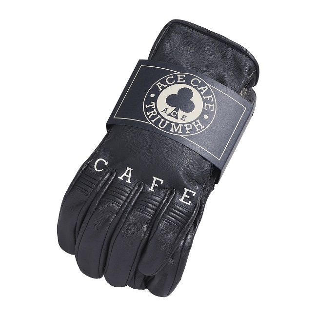 ACE CAFE PRINTED LEATHER GLOVE